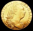 London Coins : A157 : Lot 2201 : Guinea 1776 S.3728 Near EF the obverse with a small striking flaw on the portrait