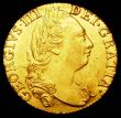 London Coins : A157 : Lot 2221 : Guinea 1786 S.3728 GVF and lustrous, the obverse with some light scratches