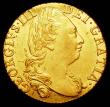 London Coins : A157 : Lot 2222 : Guinea 1786 S.3728 GVF/VF and lustrous, the obverse with some minor contact marks