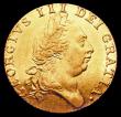 London Coins : A157 : Lot 2227 : Guinea 1787 as S.3729 the central line to the shield extends beyond the lower point of the shield to...