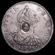London Coins : A157 : Lot 2281 : Half Dollar 1778 as ESC 611, S.3767 Oval Countermark on Bolivia Potosi 4 Reales countermark NEF host...