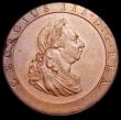 London Coins : A157 : Lot 2804 : Penny 1797 10 Leaves Peck 1132 EF with a flan flaw on the obverse rim, Ex-Tennants 22/8/2012 Lot 129...