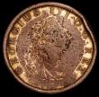 London Coins : A157 : Lot 2807 : Penny 1805 Pattern in copper (?), Reverse with no K or SOHO VG/Near Fine with some weak areas so exa...