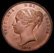 London Coins : A157 : Lot 2819 : Penny 1845 Peck 1489 UNC toned, with traces of lustre, the reverse with minor cabinet friction, Ex-F...