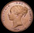 London Coins : A157 : Lot 2823 : Penny 1848 8 over 6 with I over thicker I in GRATIA, Peck 1494 GEF with some surface marks and rim n...
