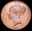 London Coins : A157 : Lot 2826 : Penny 1853 Ornamental Trident Peck 1500 UNC with lustre