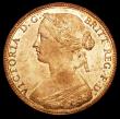 London Coins : A157 : Lot 2837 : Penny 1860 Toothed Border as Freeman 10 dies 2+D with V over low V in VICTORIA, 1 over 1 in the date...