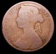London Coins : A157 : Lot 2853 : Penny 1861 Freeman 21 dies 3+D Poor, Extremely Rare with only a few example known , rated R18 by Fre...