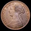 London Coins : A157 : Lot 2876 : Penny 1871 Freeman 61 dies 6+G, Gouby BP1871Aa 11 1/2 teeth date spacing, GEF with a slightly uneven...