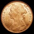 London Coins : A157 : Lot 2897 : Penny 1882H Freeman 115 dies 12+N with unbarred H UNC with some light contact marks, the obverse alm...