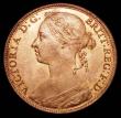London Coins : A157 : Lot 2899 : Penny 1893 3 over2 Gouby BP1893B UNC and highly lustrous with a few small spots and the merest hint ...