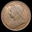 London Coins : A157 : Lot 2901 : Penny 1897 Dot between O and N of PENNY Gouby BP1897B A/UNC, usually only found in low grade, extrem...