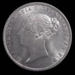 London Coins : A157 : Lot 3158 : Sixpence 1864 Small Date, serif 4 Davies 1066 Die Number 31 Choice UNC and lustrous, slabbed and gra...