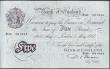London Coins : A157 : Lot 36 : Five pounds Beale white B270 dated 2nd May 1950 series R40 081844, Pick344, faint inked name on reve...