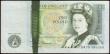 London Coins : A157 : Lot 69 : ERROR &pound;1 Somerset B341 issued 1981 series DW73 761060,  a heavy green printer's smudge do...