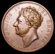London Coins : A157 : Lot 867 : Death of King George IV 1830 41mm diameter in bronze by T.W.Ingram, Birmingham Obverse Bust left GEO...