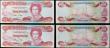 London Coins : A157 : Lot 98 : Bahamas Central Bank $3 (5) issued 1984, includes a consecutive trio, first series A, signed Allen, ...