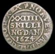 London Coins : A158 : Lot 1083 : Denmark 24 Skilling 1624 KM#136.2 VG scarce