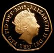 London Coins : A158 : Lot 1867 : Decimal Fifty Pence 2015 75th Anniversary of the Battle of Britain Gold Proof S.H31 FDC