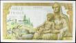 London Coins : A158 : Lot 269 : France 1000 Francs dated 29 - 4 - 1943 series Z.5013 937, Pick102, usual ripples in paper, about UNC...