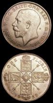 London Coins : A158 : Lot 3264 : Florins 1922 and 1923 both Unc or near so the 22 with a tone spot obverse field