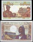 London Coins : A158 : Lot 384 : Mali (2) 1000 Francs & 500 Francs issued 1970 - 1984, Pick13b & Pick12e, Uncirculated