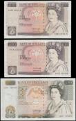 London Coins : A159 : Lot 1527 : Bank of England Kentfield (3) 50 Pounds B361 series E04 790347 issued 1991, VF, 10 Pounds B360 (2) s...