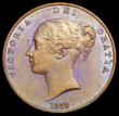 London Coins : A159 : Lot 2931 : Penny 1858 Small date, with WW Peck 1518 Near EF with an attractive blue tone