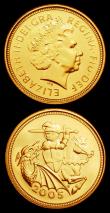 London Coins : A159 : Lot 825 : Half Sovereign 2005 S.SB6 Lustrous UNC, Quarter Sovereign 2009 S.SA1 Lustrous UNC