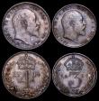London Coins : A159 : Lot 916 : Maundy Set 1910 ESC 2526 UNC with a deep and matching tone