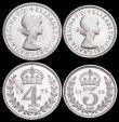 London Coins : A159 : Lot 944 : Maundy Set 1975 ESC 2592 UNC and lustrous, lightly toning