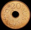 London Coins : A160 : Lot 1210 : Palestine 20 Mils 1942 KM#5a UNC with good, subdued lustre