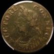 London Coins : A160 : Lot 1285 : USA Halfpenny 1787 Connecticut Mailed Bust left, 'Hercules Bust' Breen 793, listed as very...