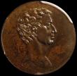 London Coins : A160 : Lot 1615 : 18th Century Halfpenny 1799 Fullarton, Private issue DH& in copper by Milton in a PCGS holder an...