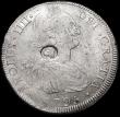 London Coins : A160 : Lot 2064 : Dollar George III Oval Countermark on 1795 Bolivia 8 Reales Potosi ESC 131 countermark VF host coin ...