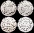 London Coins : A160 : Lot 3096 : Belgium (3) 2 Francs (2) 1909 Dutch Legend, DER BELGEN KM#59 UNC with practically full lustre, 1909 ...