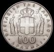 London Coins : A160 : Lot 3276 : Greece 100 Drachmai 1970 Revolution of 1967 KM#95 Lustrous UNC