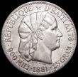 London Coins : A160 : Lot 3283 : Haiti 1 Gourde 1881 KM#46 NEF scarce