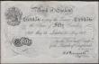 London Coins : A160 : Lot 48 : Fifty Pounds Peppiatt white note B244 Operation Bernhard German forgery WW2, dated 15th May 1937, se...