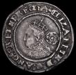 London Coins : A161 : Lot 1458 : Sixpence Elizabeth I 1569 Intermediate Bust 4B S.2562 mintmark Coronet NVF a pleasing even coin