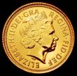 London Coins : A161 : Lot 1672 : Half Sovereign 2001 S.SB4 UNC retaining practically full mint lustre, in an LCGS holder and graded L...