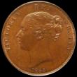 London Coins : A161 : Lot 1819 : Penny 1858 No WW Peck 1518 UNC and attractively toned with traces of lustre, in an LCGS holder and g...