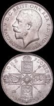 London Coins : A161 : Lot 2838 : Florin 1923 ESC 942, Bull 3774, Davies 1751 dies 2E UNC and lustrous with minor cabinet friction and...