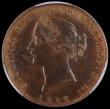 London Coins : A162 : Lot 1131 : Canada - Nova Scotia Halfpenny Token 1856 NS-5A1 BR-876 KM#5 UNC with lustre, in a PCGS holder and g...