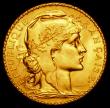 London Coins : A162 : Lot 1158 : France 20 Francs Gold 1910 KM#857 UNC with practically full lustre