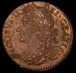 London Coins : A162 : Lot 1217 : Ireland Halfcrown Gunmoney 1690 Apr: Obverse 1, Timmins TB30L-1B EF with some small touches of resid...