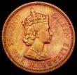 London Coins : A162 : Lot 1236 : Mauritius 2 Cents 1959 VIP Proof/Proof of record KM#32 nFDC retaining almost full mint lustre, with ...