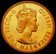 London Coins : A162 : Lot 1239 : Mauritius 5 Cents 1964 VIP Proof/Proof of record KM#34 nFDC with some contact marks, retaining almos...