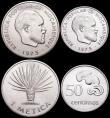 London Coins : A162 : Lot 1242 : Mozambique 1975 (3) Metica and 50 Centimos and Centimo 1975 the scarce KM95, KM96 and KM90 issues Un...