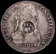 London Coins : A162 : Lot 1260 : Philippines 8 Reales Isabell II KM#100 countermarked on Bolivia 8 Soles 1834 PTS KM#97 countermark N...